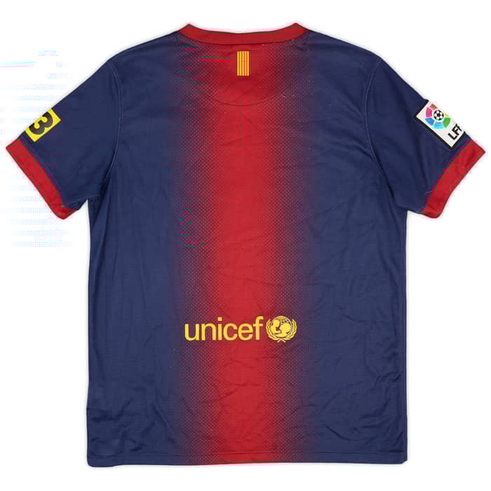 2012-13 Barcelona Home Shirt - 7/10 - (L.Boys)
