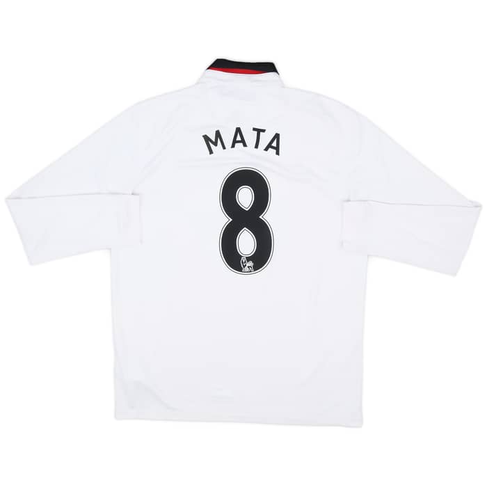 2014-15 Manchester United Away L/S Shirt Mata #8 - 6/10 - (L)