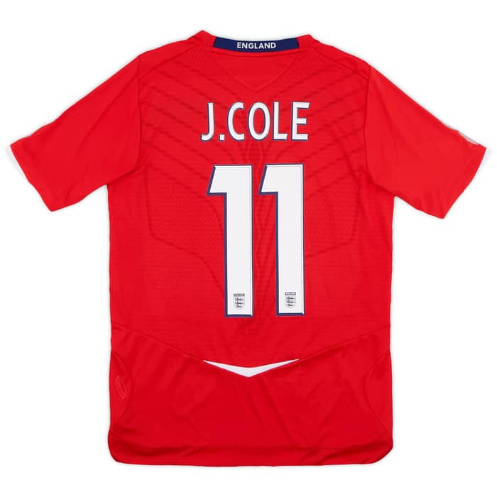 2008-10 England Away Shirt J.Cole #11 - 10/10 - (S)