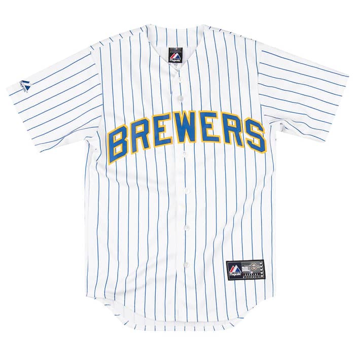 2007-08 Milwaukee Brewers Braun #8 Majestic Jersey (Home) S
