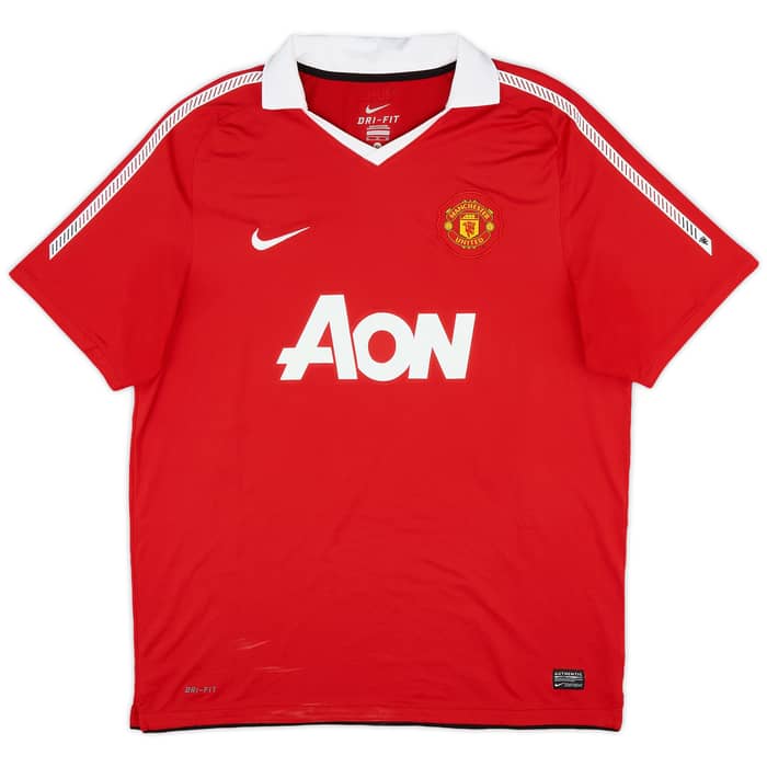 2010-11 Manchester United Home Shirt Rooney #10 - 6/10 - (XL)