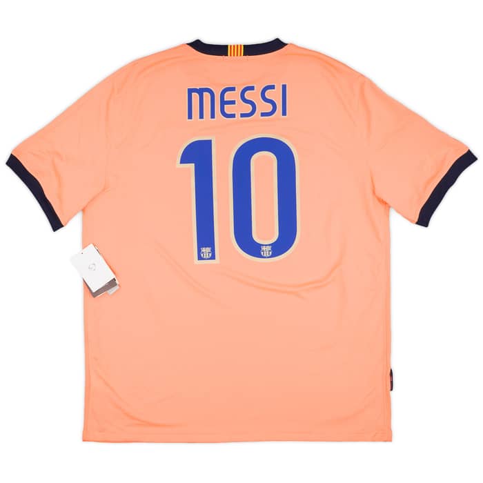 2009-10 Barcelona Away Shirt Messi #10 (XL)