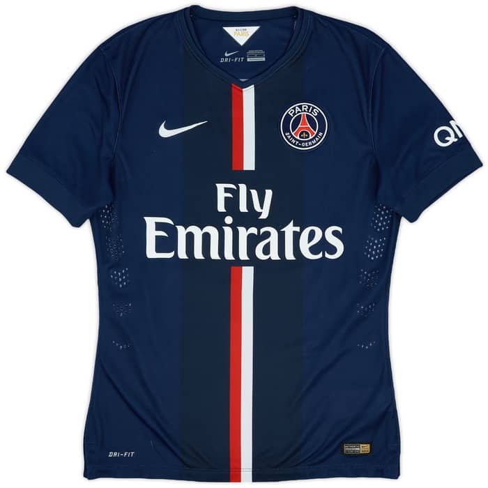 2014-15 Paris Saint-Germain Authentic Home Shirt Ibrahimovic #10 - 8/10 - (M)