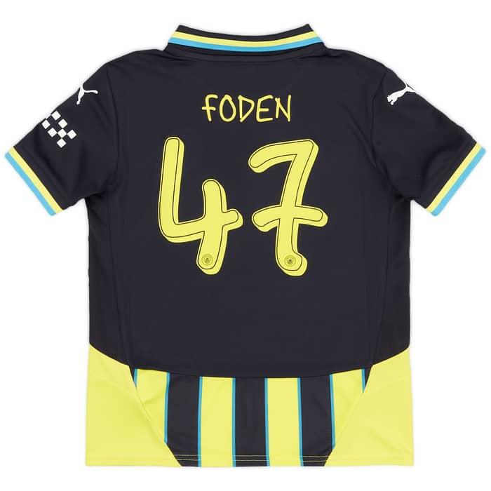 2024-25 Manchester City Away Shirt Foden #47 (KIDS)