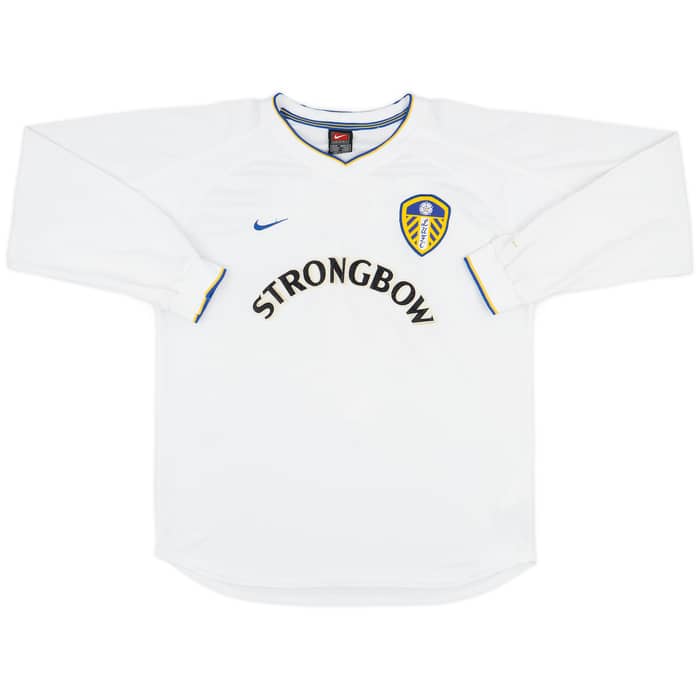 2000-02 Leeds United Home L/S Shirt Keane #7 - 7/10 - (M)