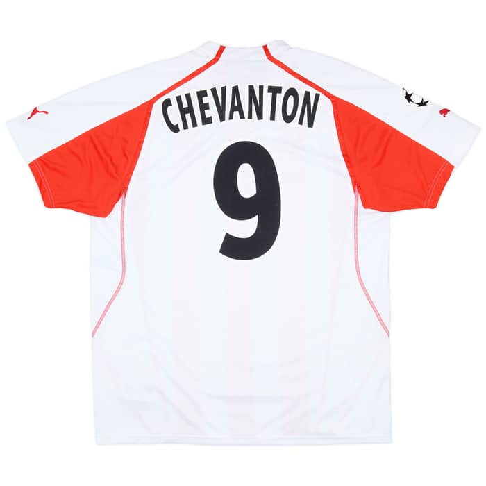 2005-06 Monaco European Home Shirt Chevanton #9 (XXL)