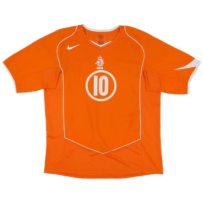 2004-06 Netherlands Home Shirt V.Nistelrooy #10