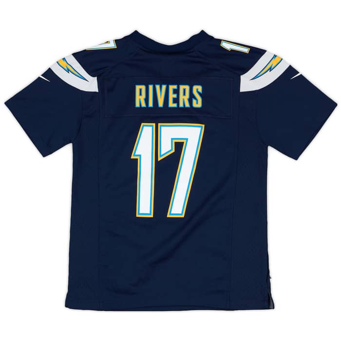 2013-16 San Diego Chargers Rivers #17 Nike Game Home Jersey - 7/10 - (M.Boys)
