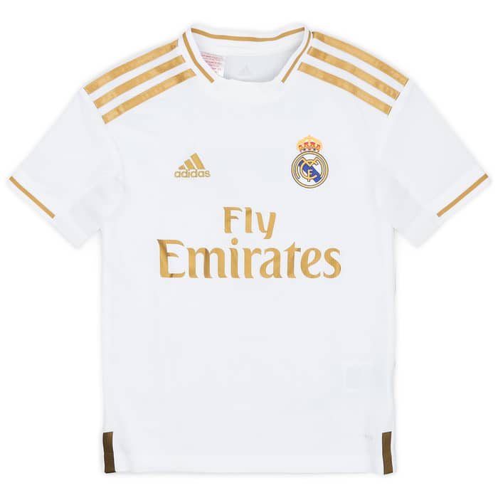 2019-20 Real Madrid Home Shirt Hazard #7 - 8/10 - (7-8 Years)