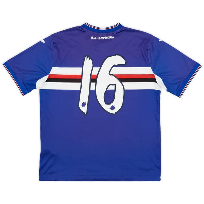 2017-18 Sampdoria Home Shirt #16 - 8/10 - (L.Boys)