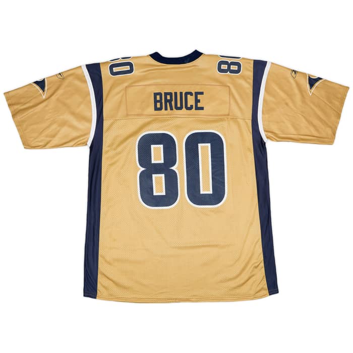 2001 St. Louis Rams Bruce #80 Reebok Alternate Jersey - 7/10 - (XL)