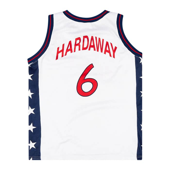 1996-99 USA Hardaway #6 Champion Jersey (Home) M