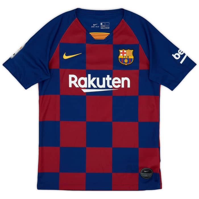2019-20 Barcelona Home Shirt - 10/10 - (L.Boys)