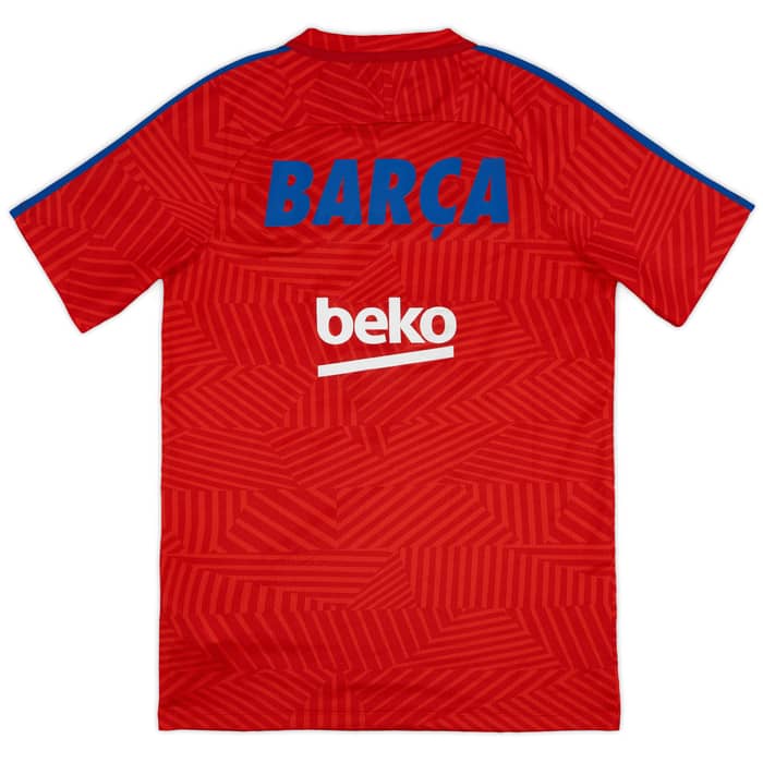 2016-17 Barcelona Nike Training Shirt - 8/10 - (M)
