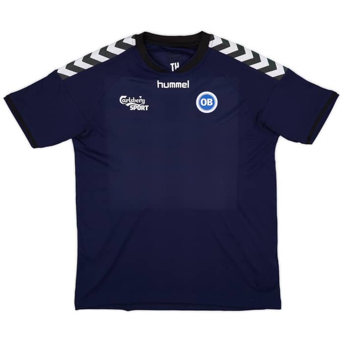 2015-16 OB Odense Hummel Staff Issue Training Shirt TH - 8/10 - (L)