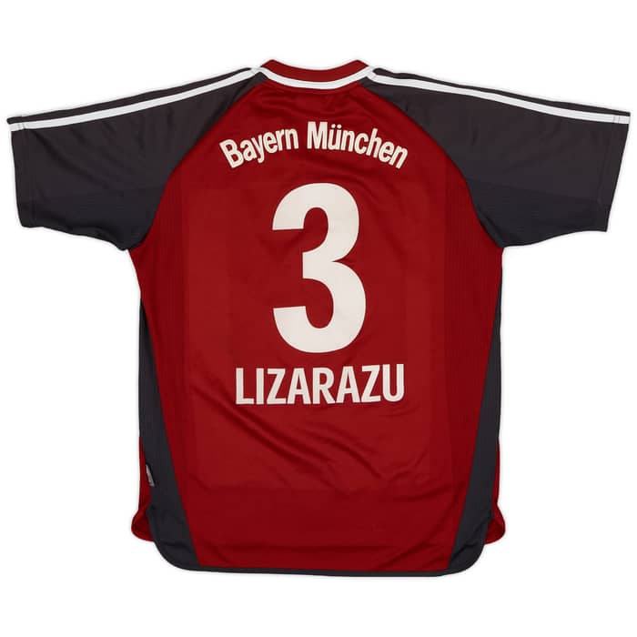 2001-02 Bayern Munich Home Shirt Lizarazu #3 - 8/10 - (XL.Boys)