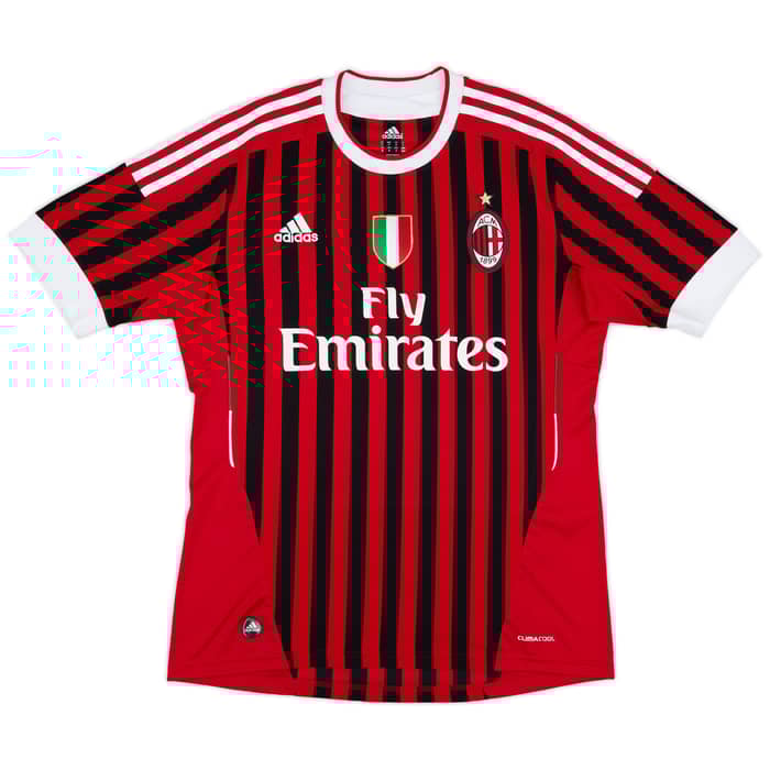 2011-12 AC Milan Home Shirt Prince #27 - 5/10 - (M)