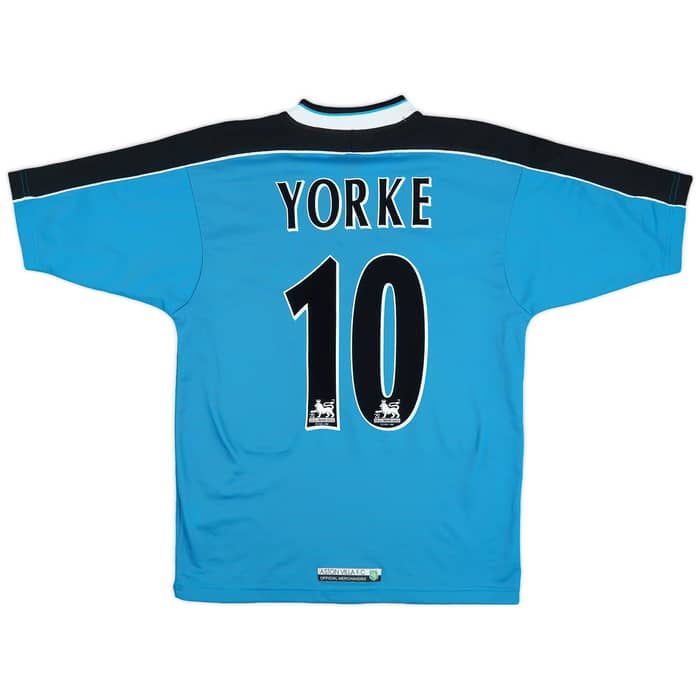 1998-99 Aston Villa Away Shirt Yorke #10 - 6/10 - (S)