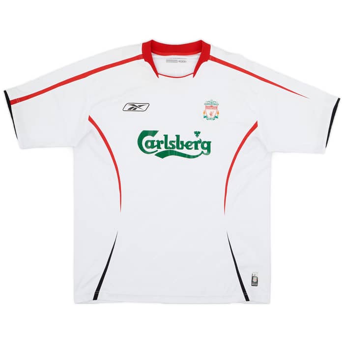 2005-06 Liverpool Away Shirt Gerrard #8 - 6/10 - (L)