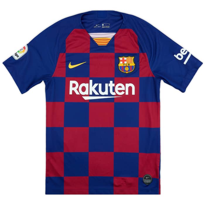 2019-20 Barcelona Home Shirt Messi #10 - 9/10 - (S)
