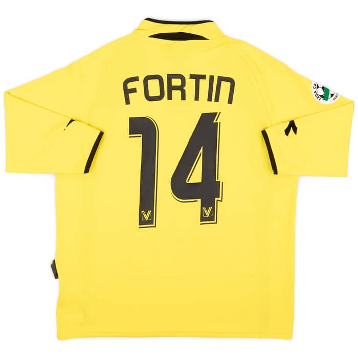 2008-09 Vicenza Match Issue GK Shirt Fortin #14
