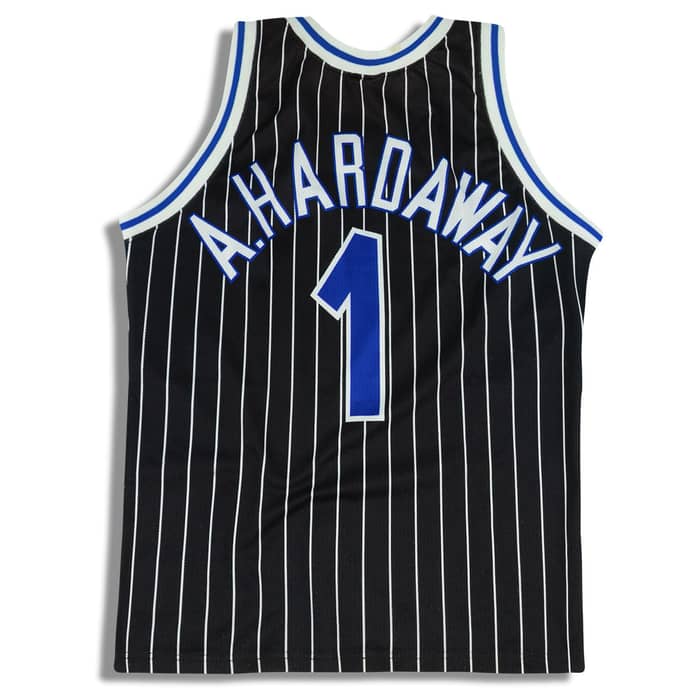 1993-94 Orlando Magic A. Hardaway #1 Champion Jersey (Away) S