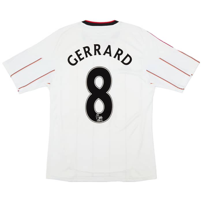 2010-11 Liverpool Away Shirt Gerrard #8 - 6/10 - (S)