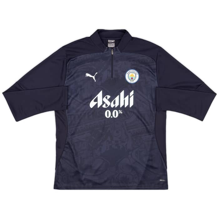 2024-25 manchester City Player Issue 1/4 Zip Training Top - As New