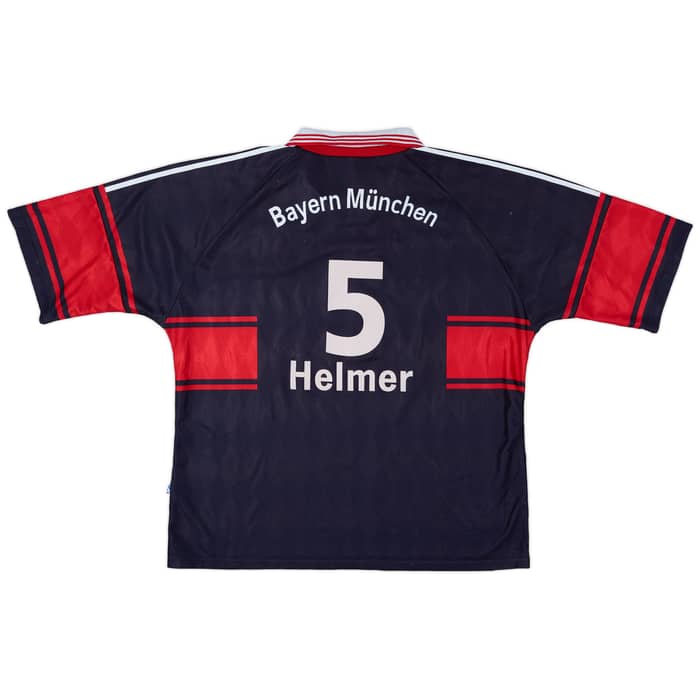1997-99 Bayern Munich Home Shirt Helmer #5 - 7/10 - (XXL)