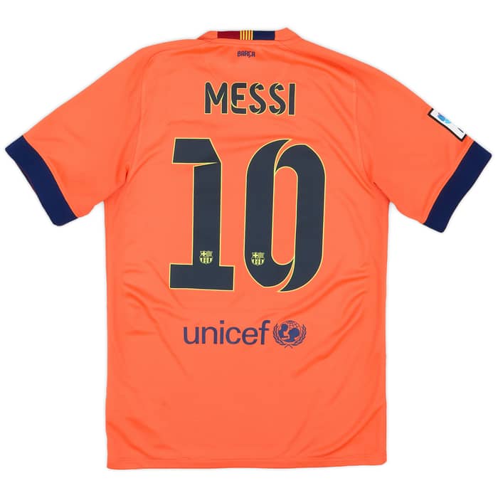 2014-15 Barcelona Away Shirt Messi #10 - 9/10 - (S)