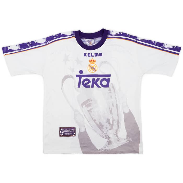 1997-98 Real Madrid Kelme 'Copa Europa 1998' Leisure Shirt - 6/10 - (S)