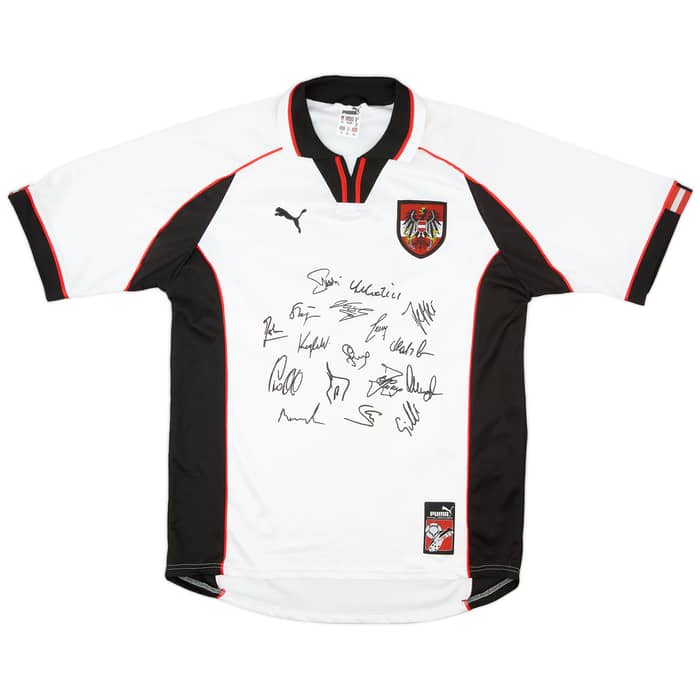 1998 Austria 'Signed' Home Shirt #12 - 8/10 - (XL)