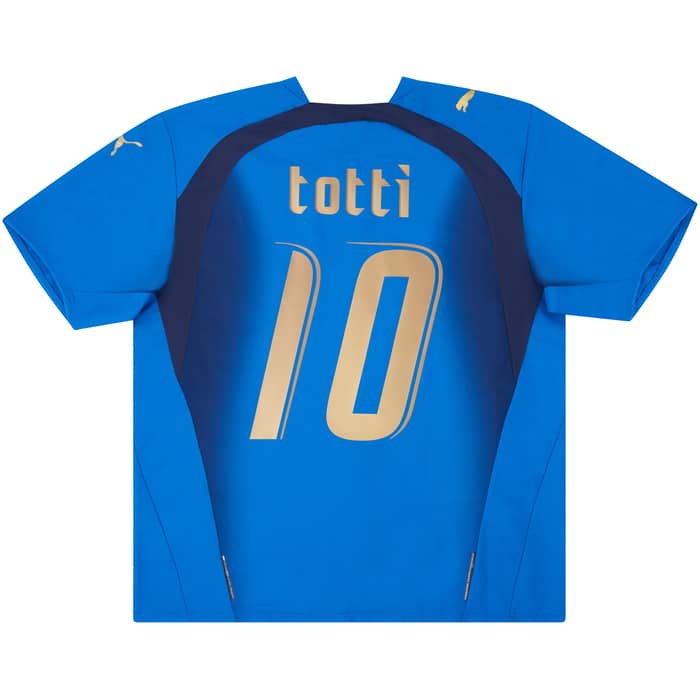 2006 Italy Home Shirt Totti #10