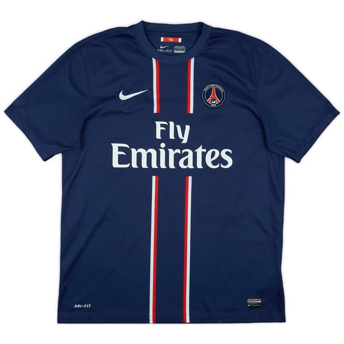 2012-13 Paris Saint-Germain Home Shirt Lavezzi #11 - /10 - (L)