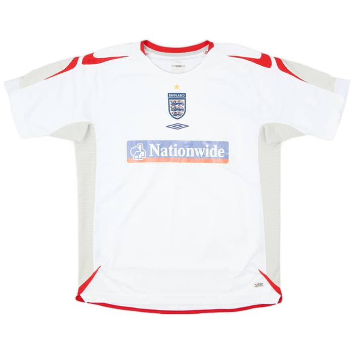 2005-06 England Umbro Training Shirt - 6/10 - (L)