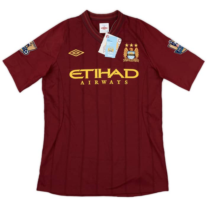 2012-13 Manchester City Away Shirt Kompany #4 (M)