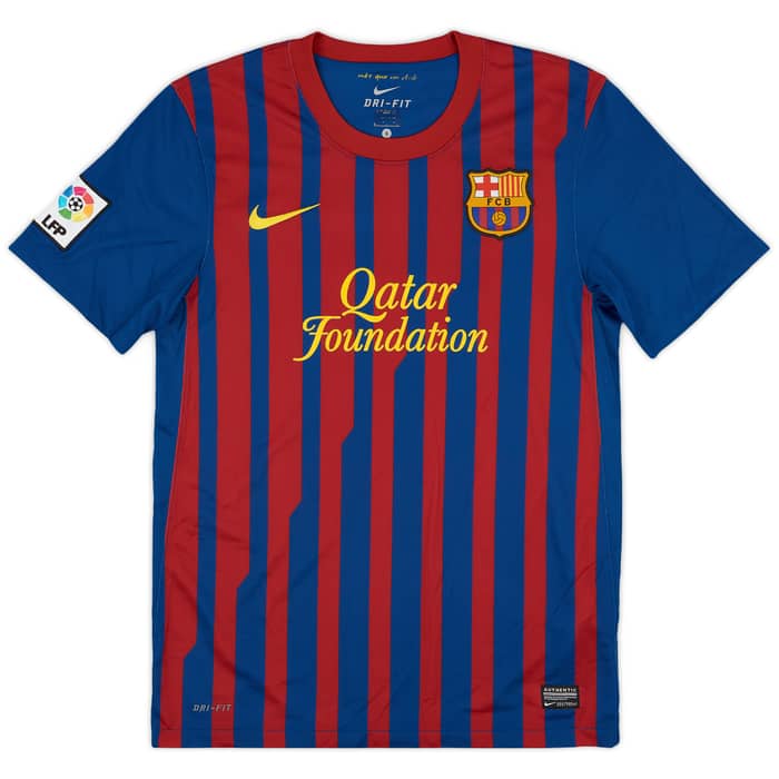 2011-12 Barcelona Home Shirt Messi #10 - 9/10 - (S)