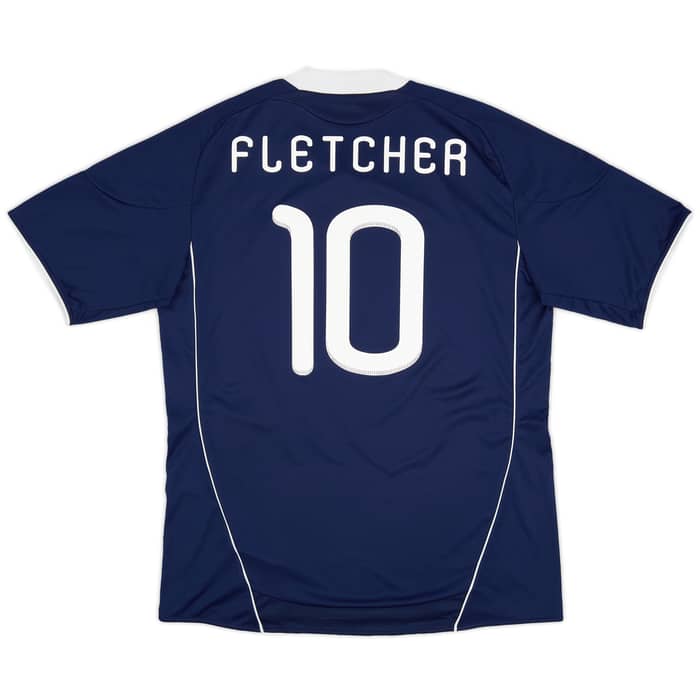 2010-11 Scotland Home Shirt Fletcher #10