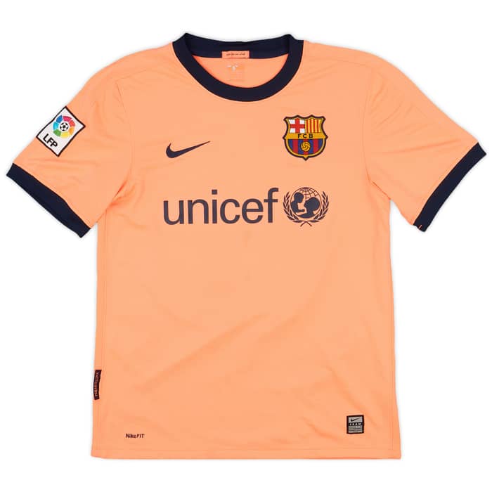 2009-10 Barcelona Away Shirt Messi #10 - 8/10 - (S)