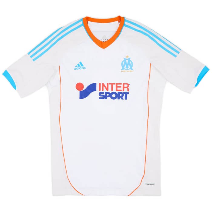 2012-13 Olympique Marseille Player Issue Home Shirt Gignac #9 - 8/10 - (M)