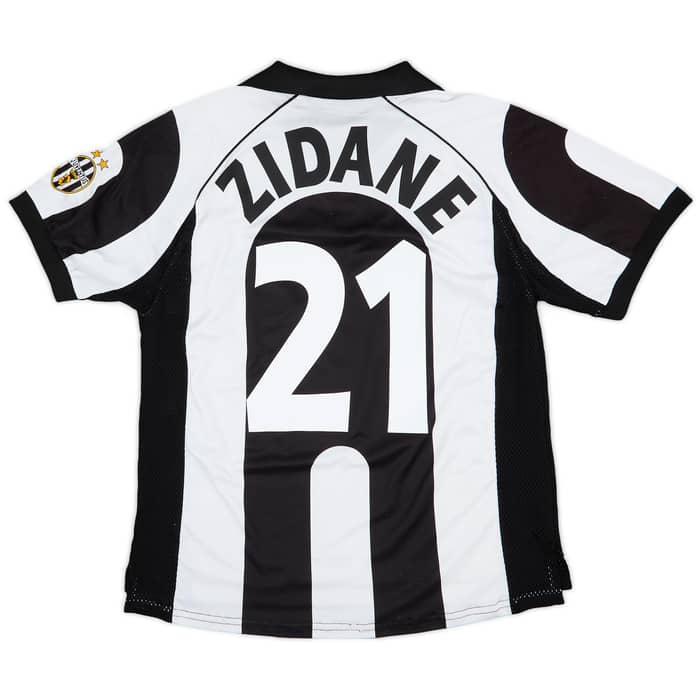 1997-98 Juventus Centenary Home Shirt Zidane #21 - 6/10 - (S)