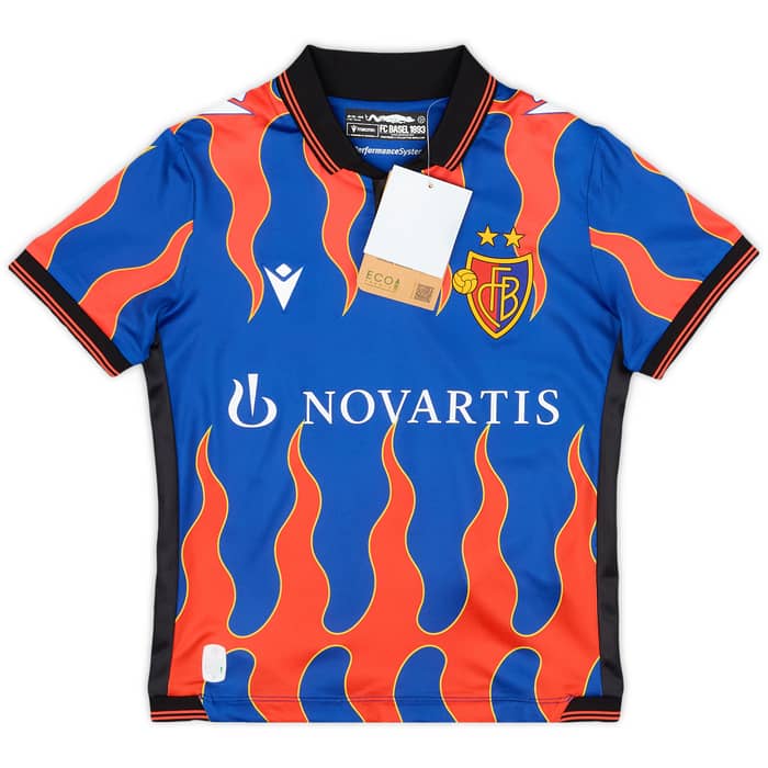 2024-25 FC Basel Home Shirt (5-6 Years)