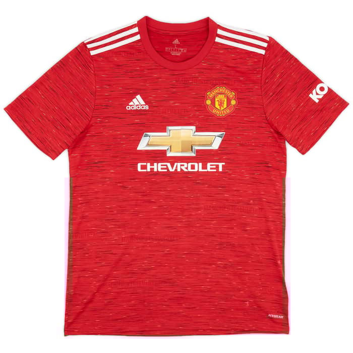 2020-21 Manchester United Home Shirt B.Fernandes #18 - 9/10 - (L)