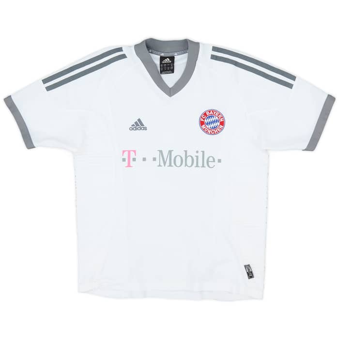 2002-03 Bayern Munich Away Shirt Elber #9 - 7/10 - (L.Boys)