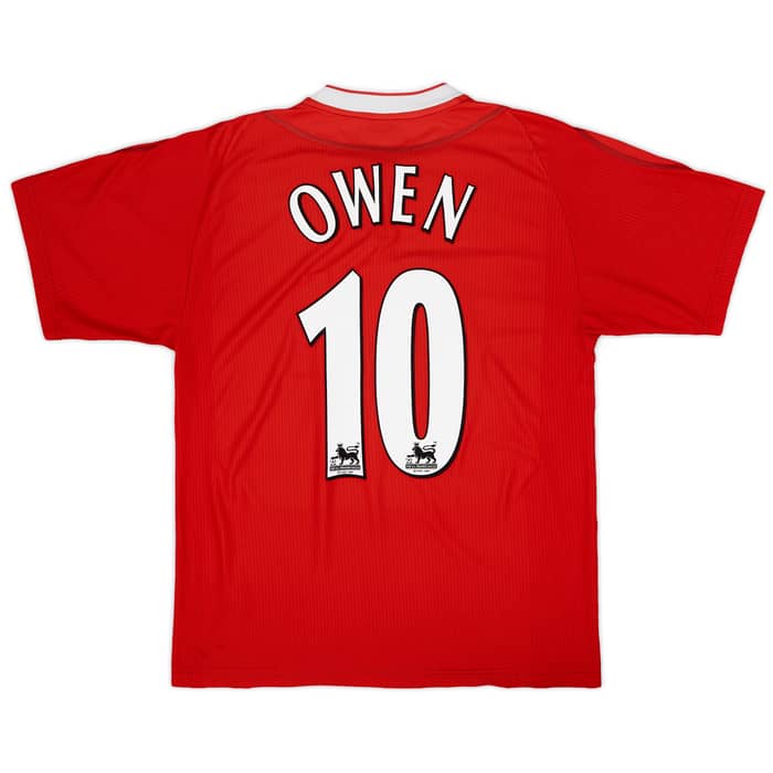 2002-04 Liverpool Home Shirt Owen #10 - 4/10 - (M)