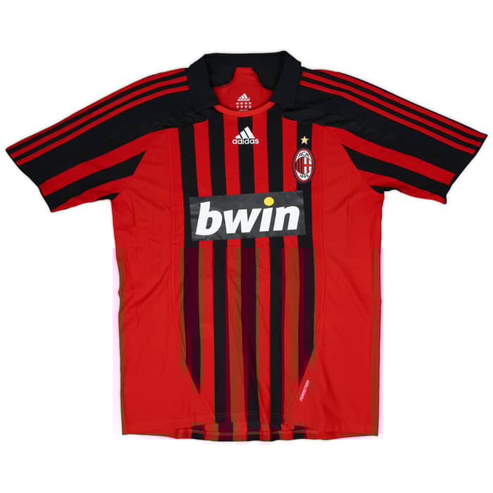 2007-08 AC Milan Player Issue Home Shirt Darmian #5