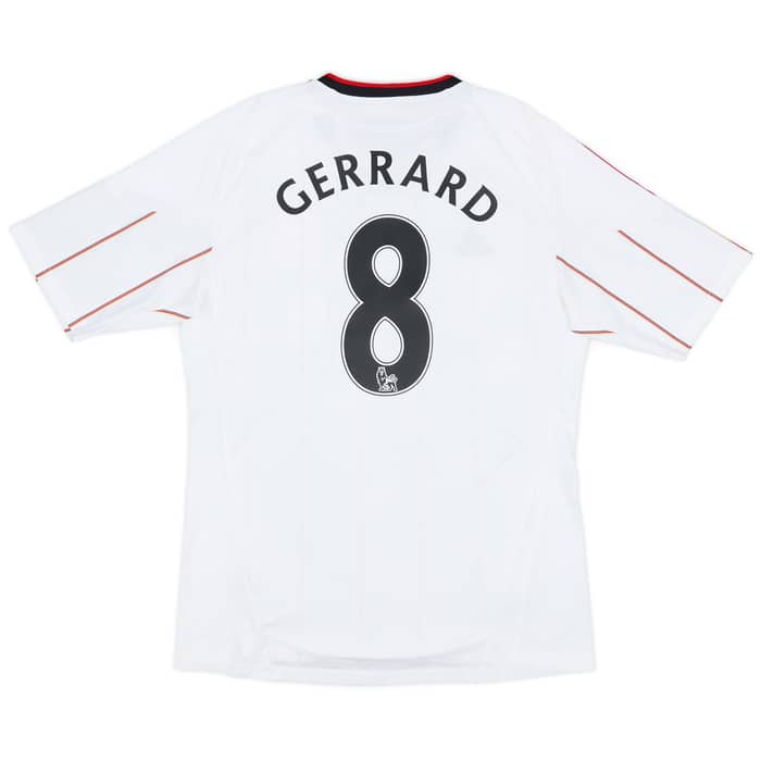 2010-11 Liverpool Away Shirt Gerrard #8 - 8/10 - (M)