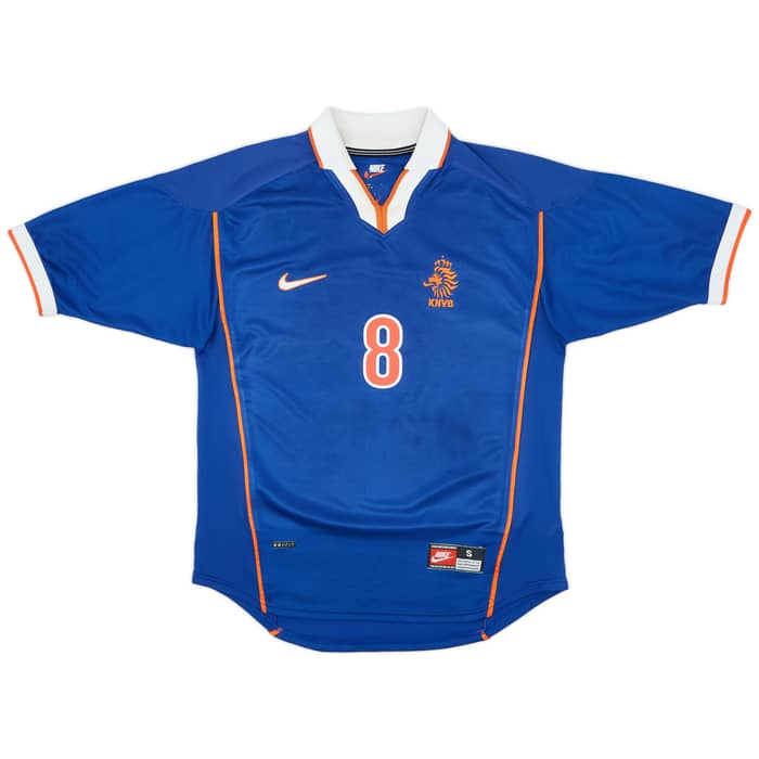 1998-00 Netherlands Away Shirt Bergkamp #8 - 6/10 - (S)