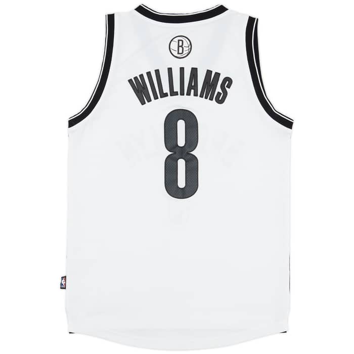 2012-14 Brooklyn Nets Williams #8 adidas Swingman Home Jersey - 8/10 - (S)