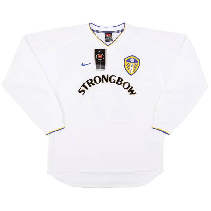 2000-02 Leeds United Home L/S Shirt Fowler #27 (S)
